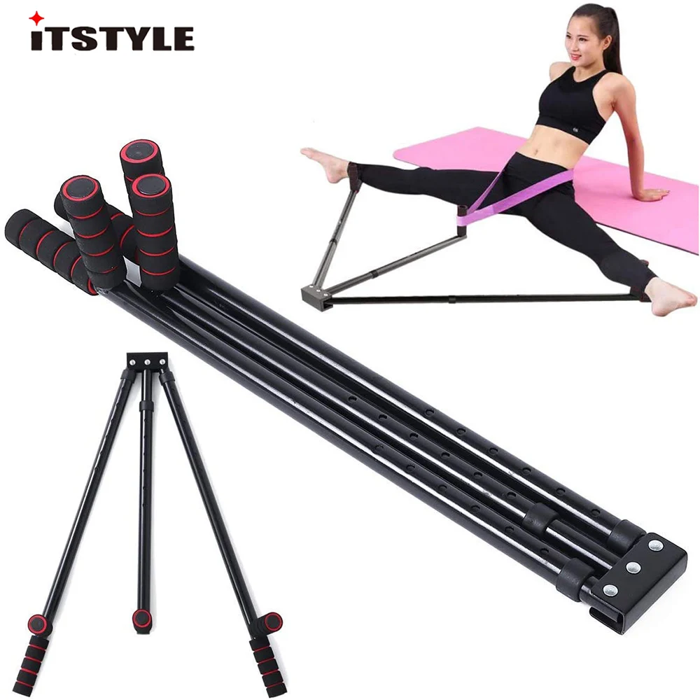 Leg Stretcher Split Extension Device for Leg Support, Yoga Exercise Arts, Gym Flexibility Stretching Equipment, 3 Bar