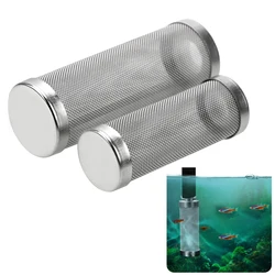 Stainless Steel Filter Aquarium Accessories Inflow Inlet Protect Shrimp Net Special Shrimp Cylinder Filter S/L Size