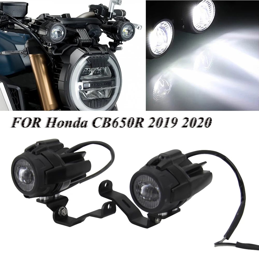 

FOR Honda CB650R 2019 2020 LED Auxiliary Fog Light Driving Lamp Motorcycle Accessories CB 650R CB650 R Fog Lights