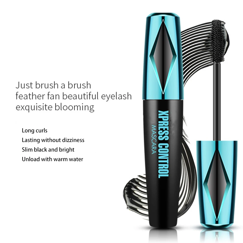 Sử Dụng Lâu Dài Mascara Uốn Tập Lông Mi Đen Chống Thấm Mồ Hôi Chống Mascara 4D Không Nở Mascara Mắt Mỹ Phẩm Làm Đẹp