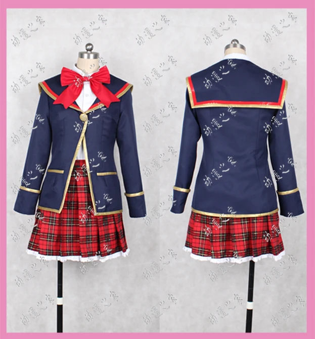 

Girl Friend Beta Fumio Murakami Girls School Uniform Skirt Adult Women Party Dress Suit Halloween Clothing Cosplay Costume