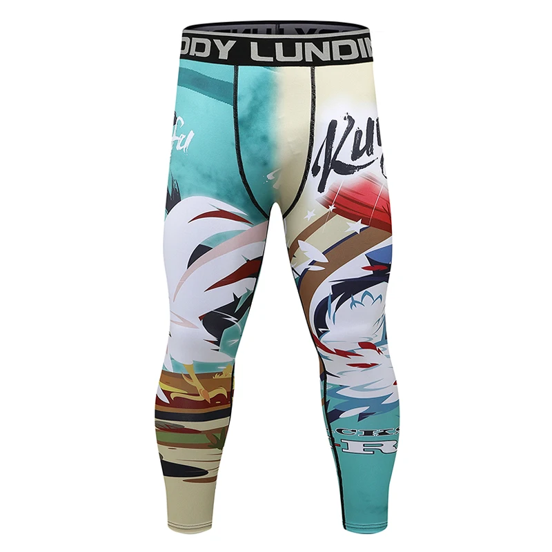 Cody Lundin Sports Compression Pants Bjj Gym Leggings Custom Running Sports Wear For Men Digital Printed  Active Tight  Trousers