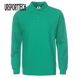 Polo de marque à manches longues pour hommes, mode masculine, décontracté, coton, coupe couvertes, maillots pour hommes, grande taille, XS-3XL, 2024