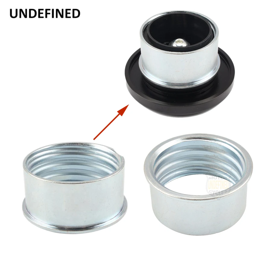 Motorcycle Black Fuel Tank Cap Modified Screws Motor Conversion Nut Stainless Gas Cap Nut For Harley Touring Sportster 1996-2020