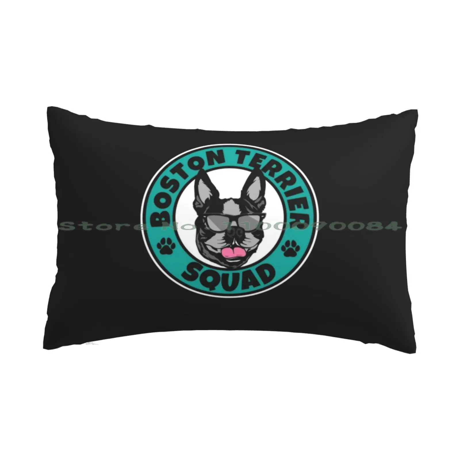 Boston Terrier Squad I Dog Lover I Boston Terrier Pillow Case 20x30 50*75 Sofa Bedroom Orlando Florida Wdw Theme Park Kingdom