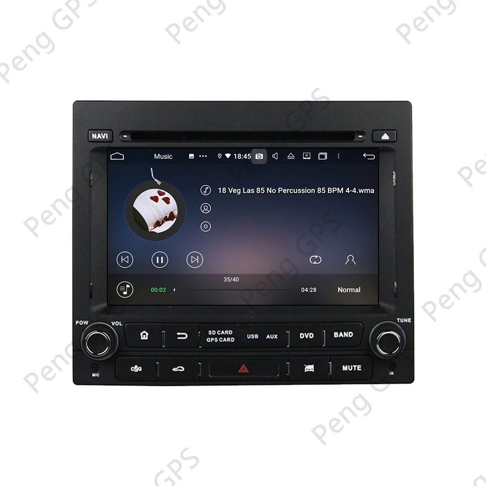 Car CD DVD Palyer For Peugeot 405 Android 10.0 IPS Touchscreen Multimedia Headunit GPS Navigation Bluetooth Carplay DSP 8 Core