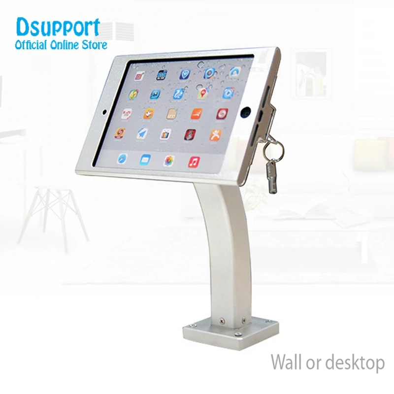 

Fit for iPad mini 12345 New Tablet pc display wall mount holder stand security safe locked metal box arm