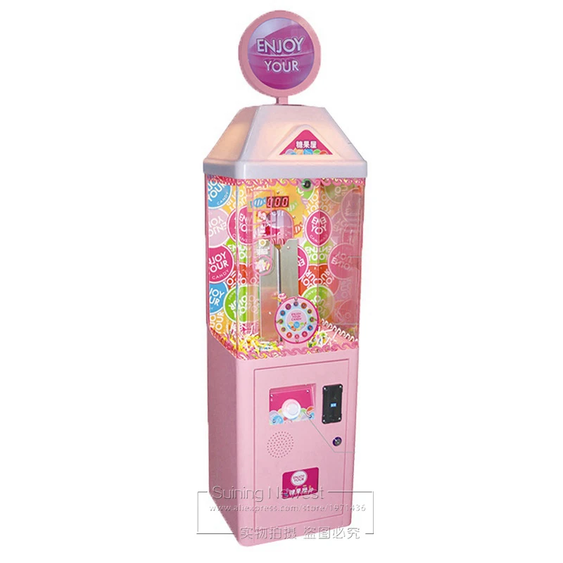 

Shopping Malls Coin Operated Lollipop Candy Prize Gift Vending Machine Kids Mini Arcade Game Machine