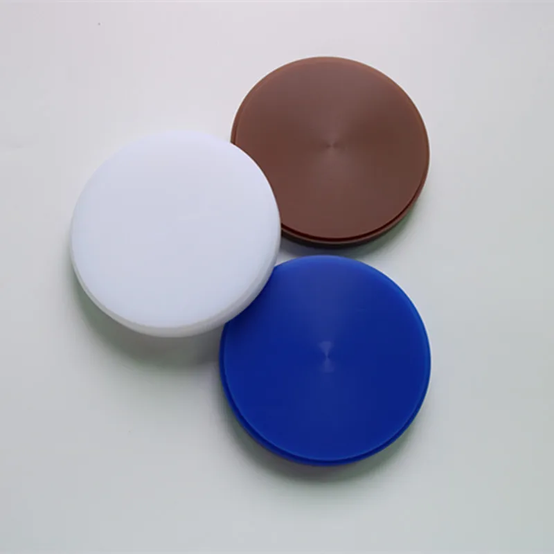 2 Stuks Dental Blauw Wax Blokken Carving Bruin Wax Lege Witte Wax Disc OD98 * 10/12/14/16/18/20/22/25/28/30Mm