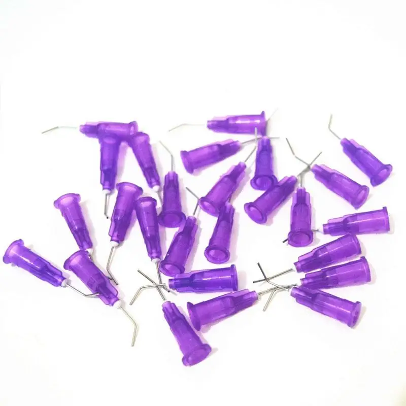 Imagem -03 - Graus Cotovelo Dispensação Agulhas Pontas sem Corte 14g a 27g 10 Pcs Aço Inoxidável 45
