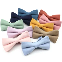 Klasik renkli ebeveyn-çocuk Bowties süper yumuşak kadife kadife düğün erkek çocuk papyon romantik mavi pembe kırmızı kelebek Cravat