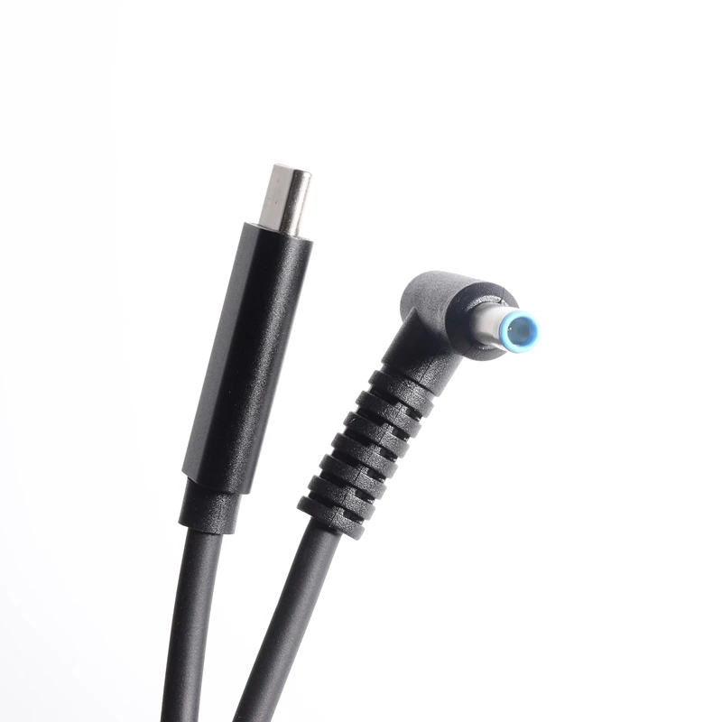 (4,5x3,0 мм) USB Type C PD зарядный кабель для ноутбука, шнур, адаптер питания постоянного тока, конвертер постоянного тока 4,5*3,0 мм, штекер 90 градусов, угловой для HP