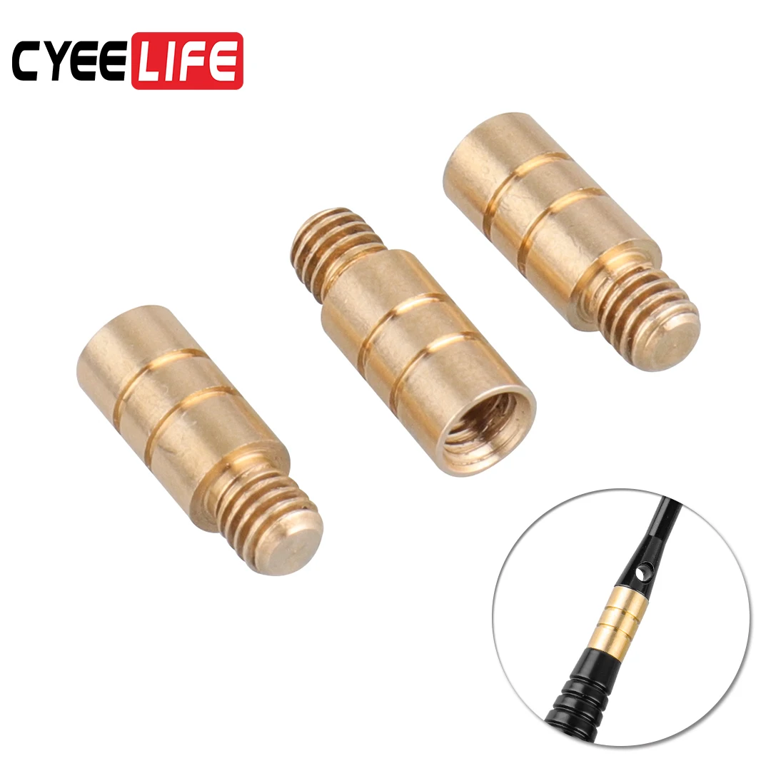 CyeeLife 3pcs 2g Dardo Peso Adicionar Ferramenta Accentuadora Cobre 2BA Rosca Dardo Acessórios