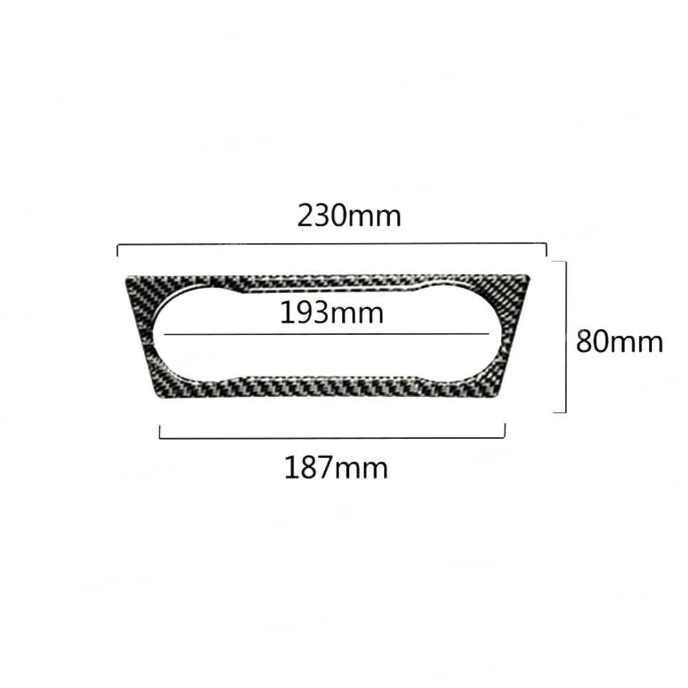 Carbon Fiber Air Conditioning Panel Cover Trim For Mercedes Benz A Class 2013-2018 CLA Class 2013-2017 GLA Class 2013-2018