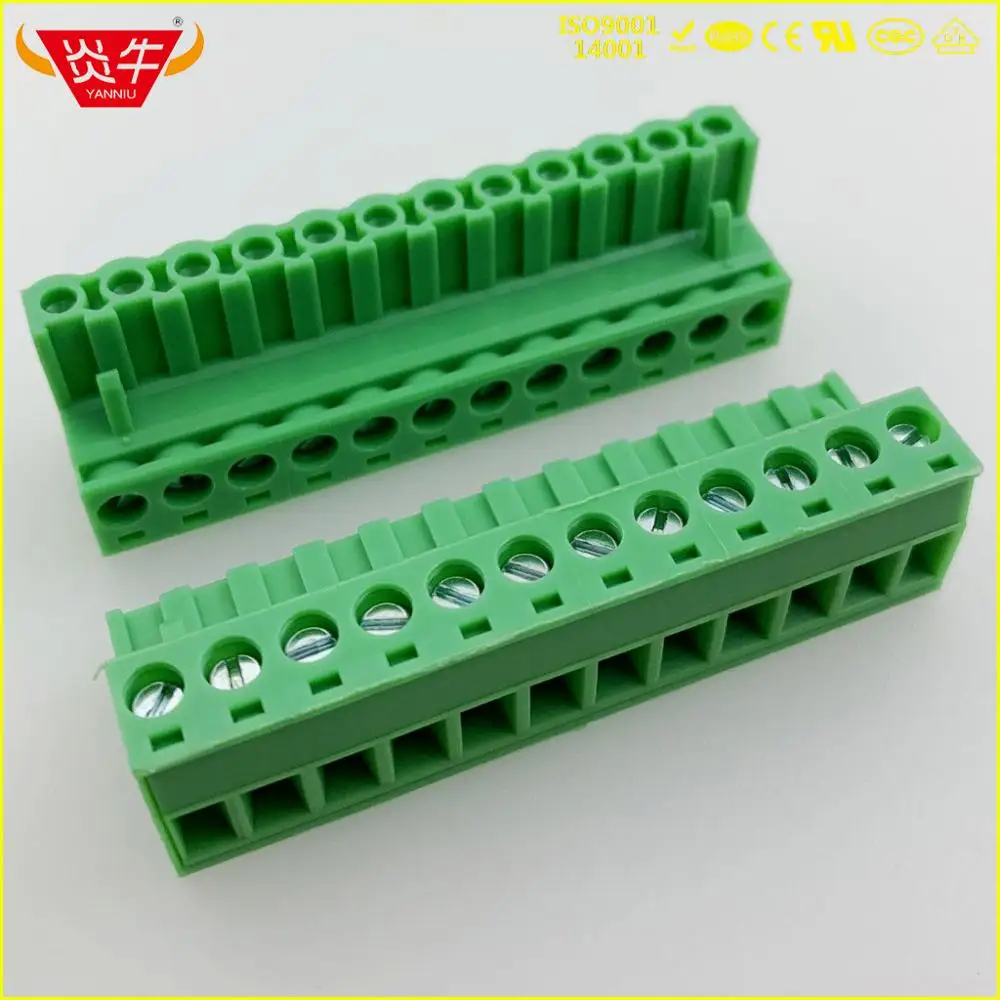 50 Stuks Kf2edgk 5.0 2P ~ 12P Pcb Connector Plug-In Terminal Blok 2Edgk 5.0Mm 2pin ~ 12Pin Mstb 2,5 St 1754449 Phoenix Degson