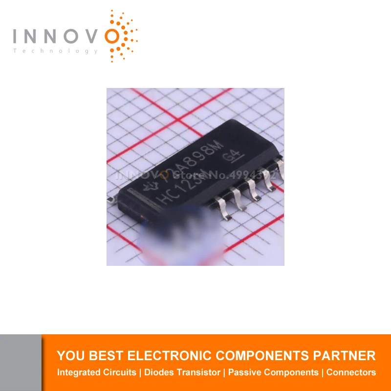 10 قطعة/الوحدة CD74HC123M CD4512BM96 CD74HC595M96 74ACT138SCX MC14049UBDG MC74VHC157DR2G SOP-16 جديد الأصلي