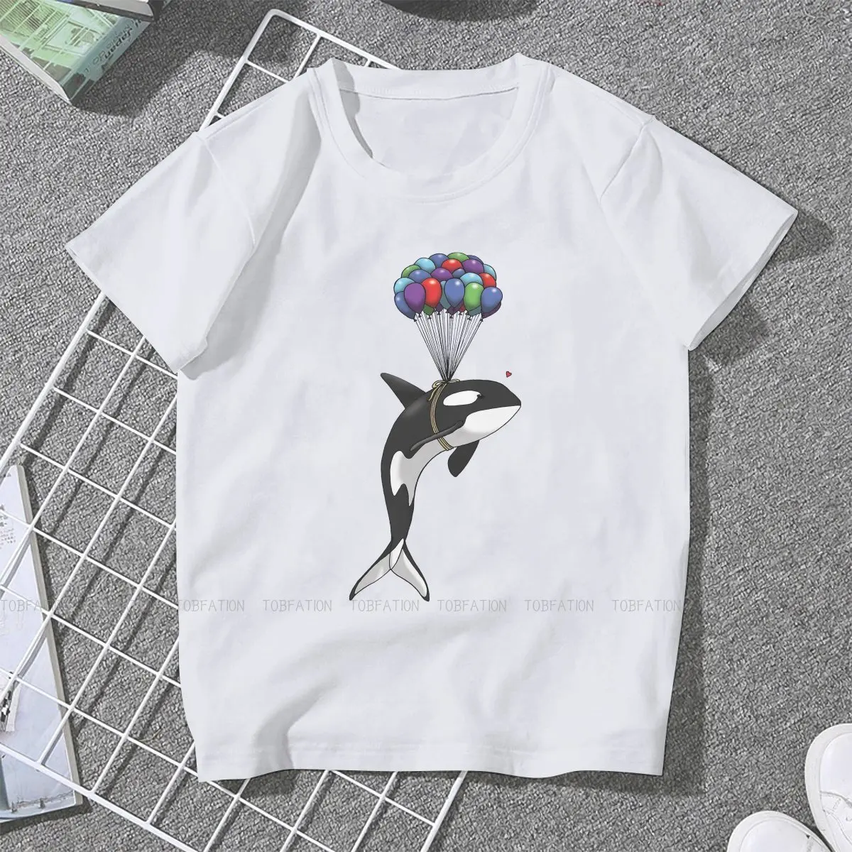 Whale Sea Animal Original TShirts Big OrcA Print 4XL 5XL Girl T Shirt New Trend Clothing