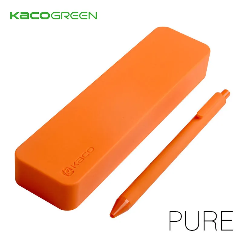 KACO Silicone Stationery Box Children Candy Colors Pencil Case Creative Anti-Static Protect Pencils Pencil Case For School image 3