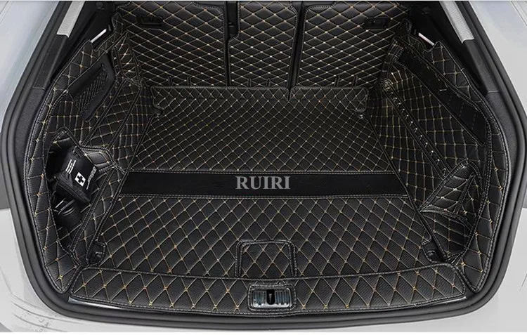 

High quality! Special car trunk mats for Audi Q8 2024-2019 waterproof boot carpets cargo liner cover for Q8 2023,Free shipping