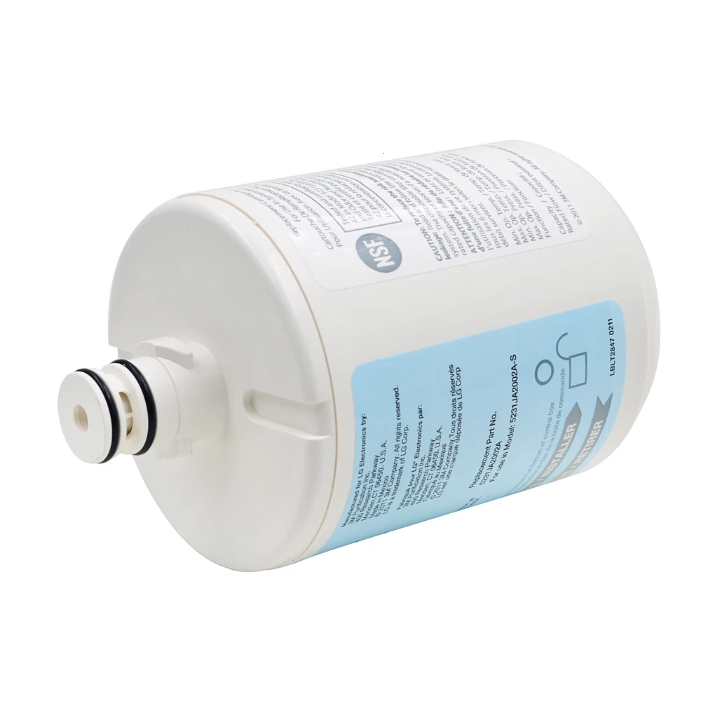 Household Kitchen Water Purifier Filter Direct Drinking Refrigerator Carbon Water Filter Replacement for LG Lt-500p 5 Pcs/lot