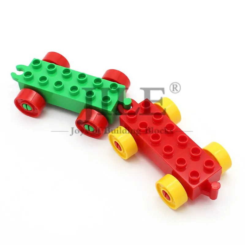 MOC Large Building Blocks Model Traffic Vehicles Compatible Car Big Size Bricks Educational Creative Toys for Children Kids Gift