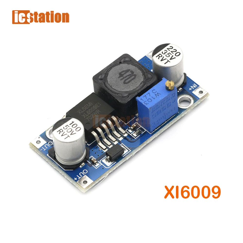 DC-DC XL6009 Digital Boost Step Up Power Supply โมดูล4.5-32V To 5-52V-แรงดันไฟฟ้า Regulator LED โวลต์มิเตอร์