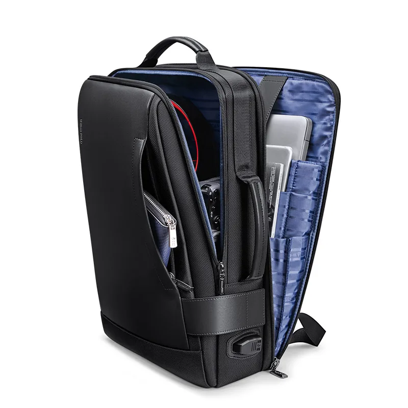 Mochila de negocios para hombre y mujer, bolso de gran capacidad con USB externo, ideal para regalo de lujo, 2020