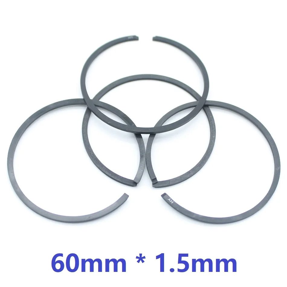 4pcs/lot 60mm x 1.5mm Piston Ring Rings Kit For Husqvarna 3120 3120XP Partner K1250 K1260 STIHL MS880 084 088 Chainsaw 503289026