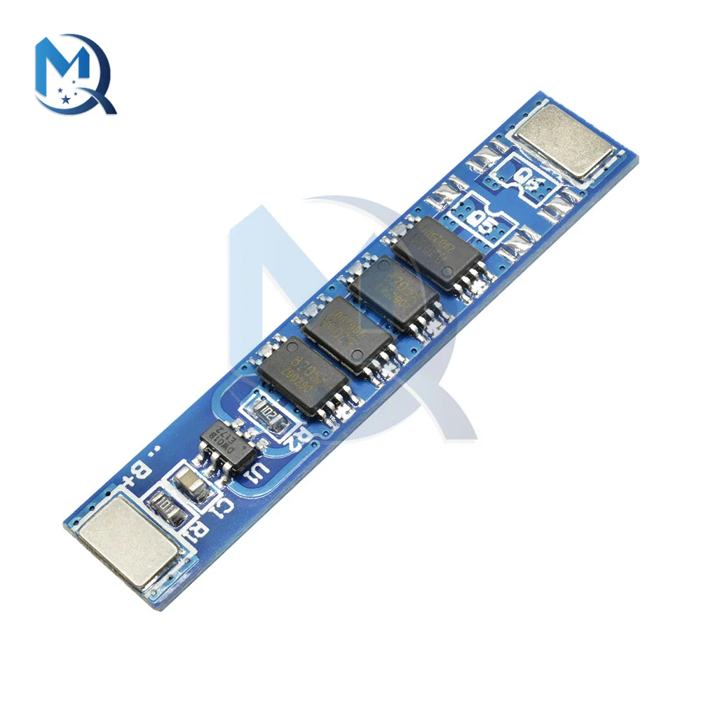 BMS 1S 3.7V 5A/10A/15A 3MOS/4MOS/6MOS 18650 Lithium Battery Charge Protection Board For Power Bank Cells Pack Charging