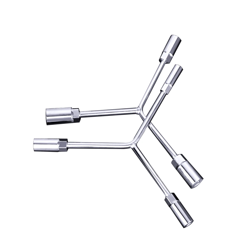 Trigeminal Lục Giác Ổ Cắm Cờ Lê CR-V Độ Cứng Cao Sơn Tĩnh Điện Chống Rỉ Sét Cờ Lê Y-Loại Xe Lốp máy Công Cụ Sửa Chữa