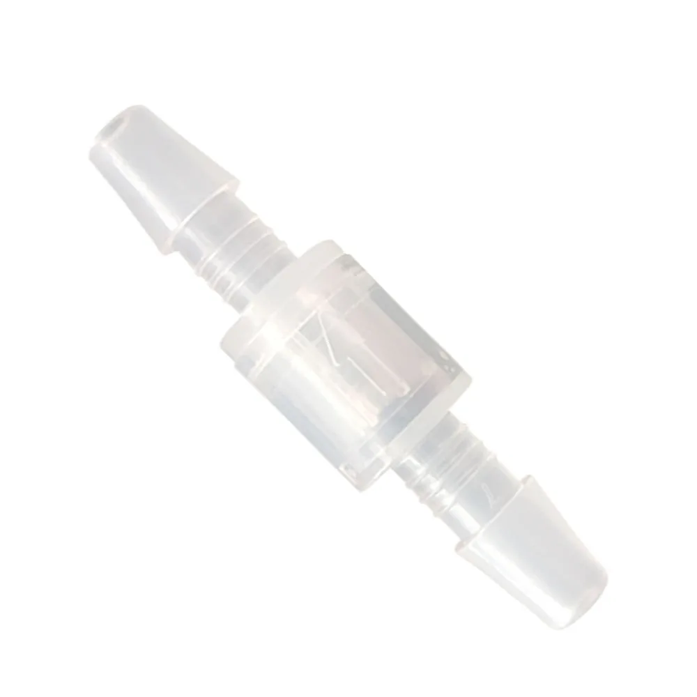 1/4 "Mùa Xuân Kiểm Tra Van Không Trở Về Van Nhựa PP Van Đầu Nối Nhựa