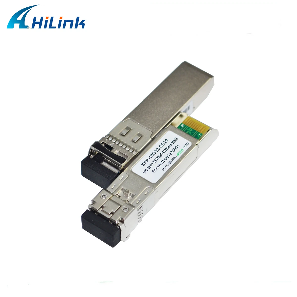 SFP WDM 10G BIDI SFP+ 20km/40km/60km Tx1270/Rx1330nm con fibra óptica DDM
