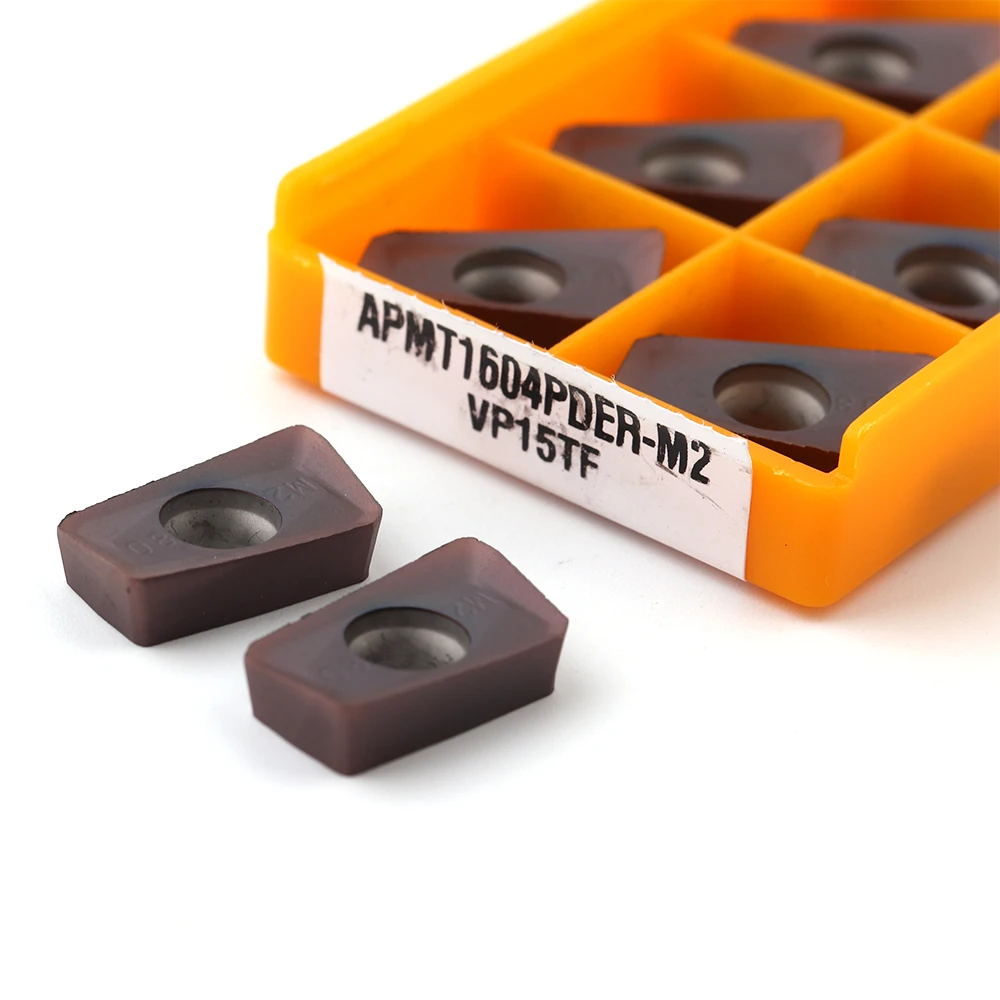 APMT1604 PDER M2/H2 VP15TF UE6020 US735 เครื่องกัดคาร์ไบด์แทรก end milling เครื่องตัด face milling ตัดเครื่องมือ