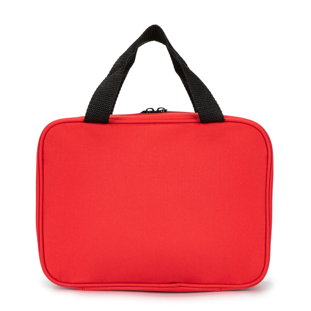 Bolsa de primeros auxilios roja, bolsa de rescate de viaje vacía, almacenamiento de primeros auxilios, bolsa médica de supervivencia compacta para coche, hogar y oficina