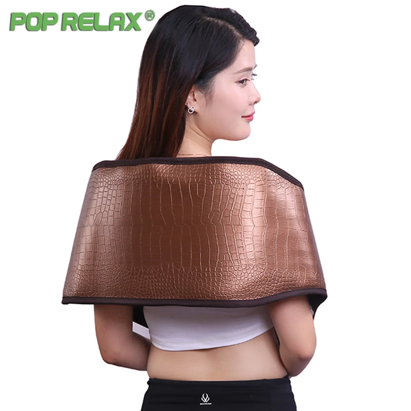 

Pop Relax Electric Slimming Massage Belt Tourmaline Waist Treat Lumbar Disc Herniationelectrial Germanium Heating Stone Belt