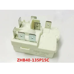 1PCS Refrigerator accessories compressor starter ZHB40-135P15C integrated PTC start relay