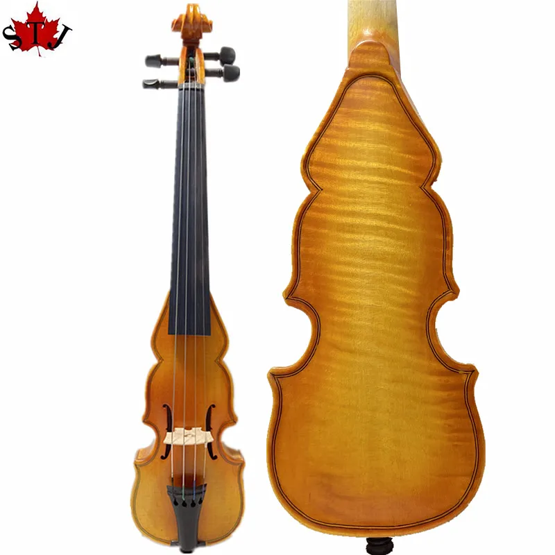 

Мини-скрипка, необычная скрипка ручной работы в стиле барокко Pochette 7 3/4 дюйма, красивый и чистый звук # 15132