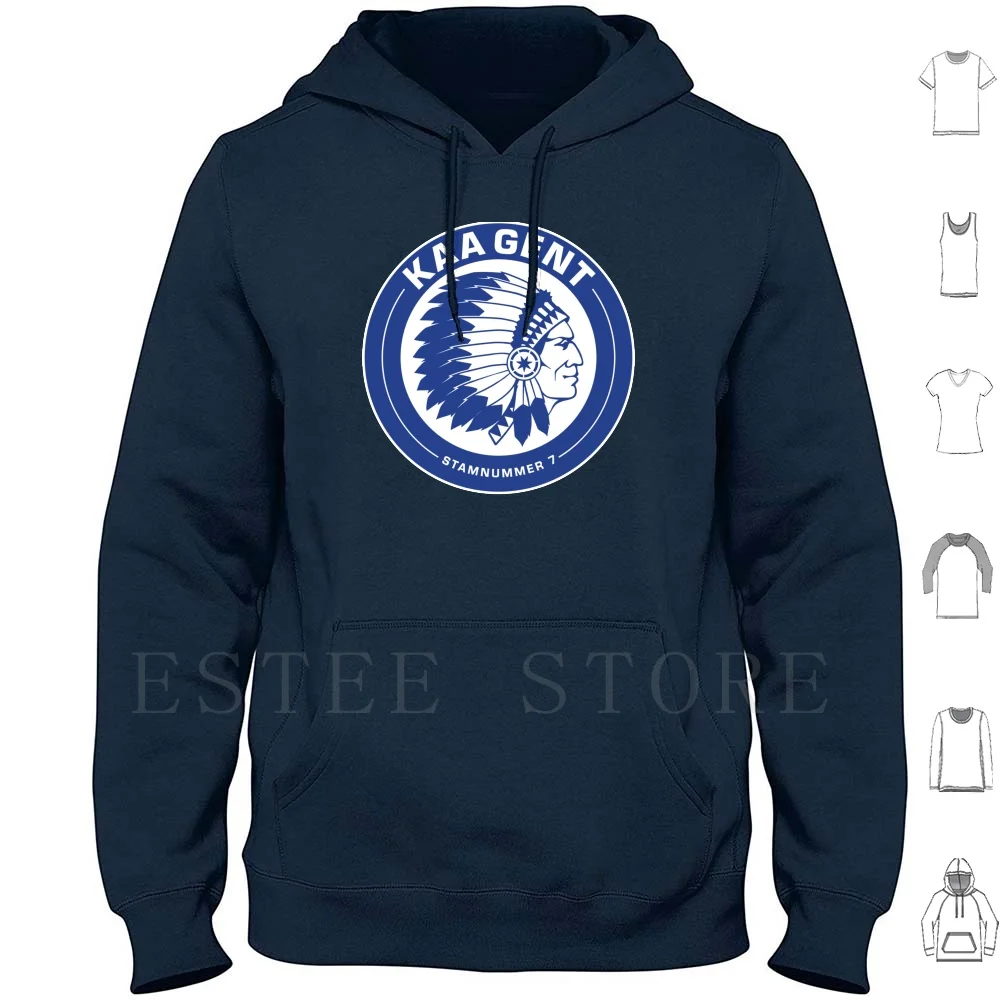 Gent Original Hoodie Long Sleeve Gent Football Soccer Voetbal Belgium Alleboerenzijn Vanhaezebroeck