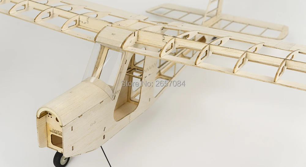 Balsawood RC Flugzeuge Modell Laser Cut Training Trainer T09 Aeromax 750mm Spannweite Balsa Baukasten Holzig keit Modell Holz Flugzeug – Detail 16