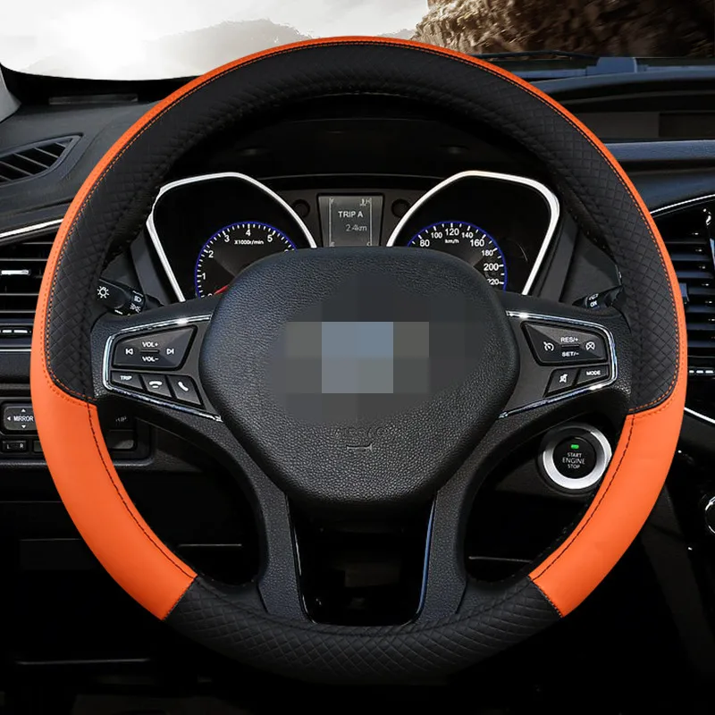 Massage Car Steering Wheel Cover Fit Most Cars Styling For Lada Kalina Vesta Accessories Priora Largus steering wheel Covers