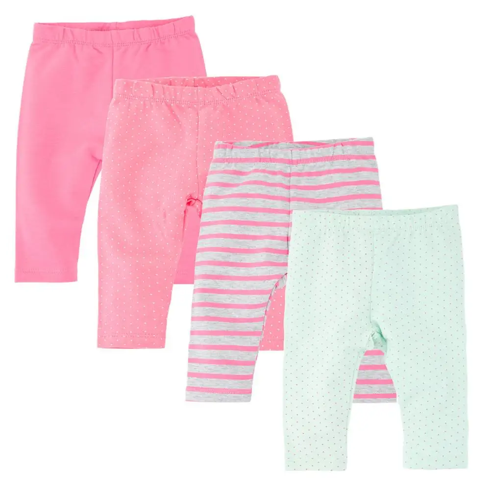 3/4-pack autumn baby leggings Newborn Baby Pants Cotton Infant Pant Baby Trousers 0-12M Boy Clothes