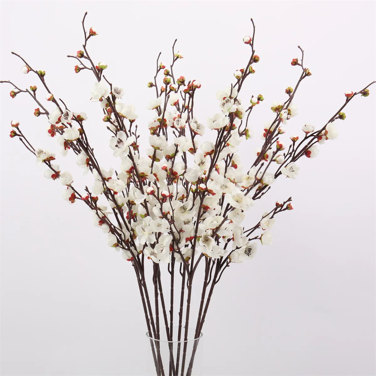 

Artificial Flower Berry Branch Simulation Plum Bossom Silk Wreath Home Decor Living Room Decoration Christmas Display Flore