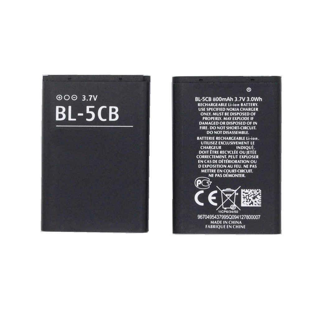 BL-5CB BL5CB Phone Battery For Nokia N72 100 101 103 105 109 111 113 1000 1280 1110 1112 1116 3108 2135