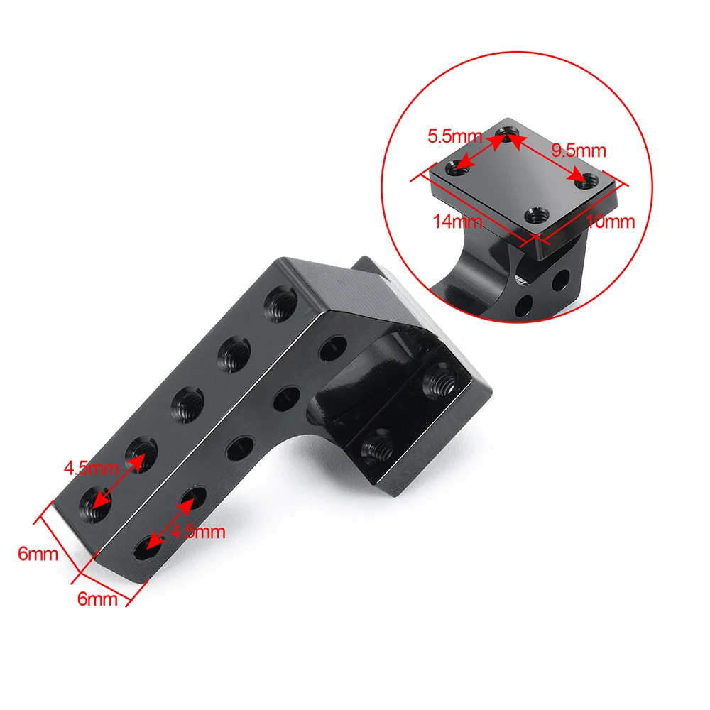 TRINOOD Differential Line Mount Bracket Messing Blei Spalte für 1/14 Tamiya Traktor LKW Anhänger Fracht RC Auto Upgrade Teile