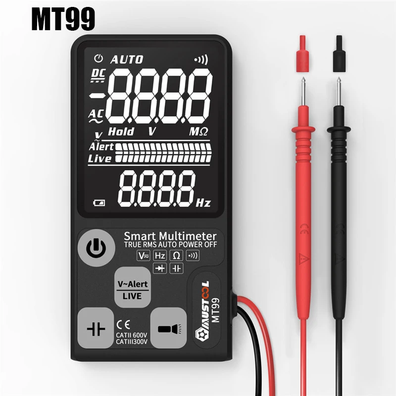 MUSTOOL MT8206 MDS8207 MT8205 MT99 MT109 2 w 1 cyfrowy inteligentny ręczny oscyloskop do przechowywania multimetr napięcia prądu