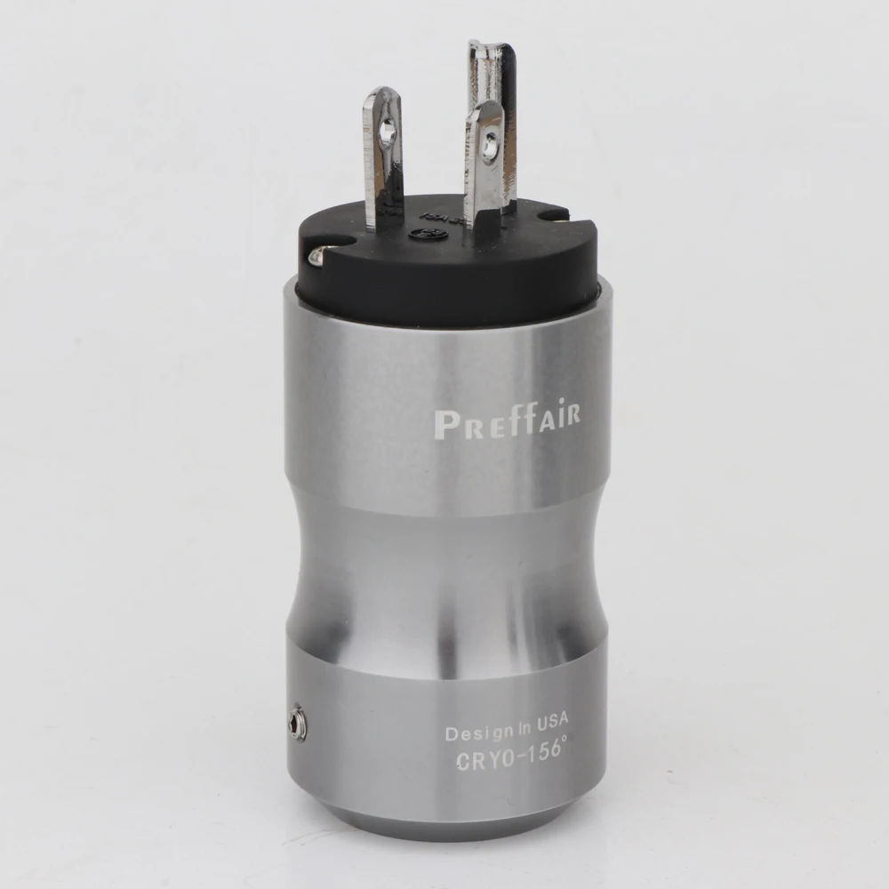 Preffair P090/P091 Rhodium/Vergulde Schuko Power Connector EU/US Versie Transparant IEC C7/15/19 Audio Famale Connector