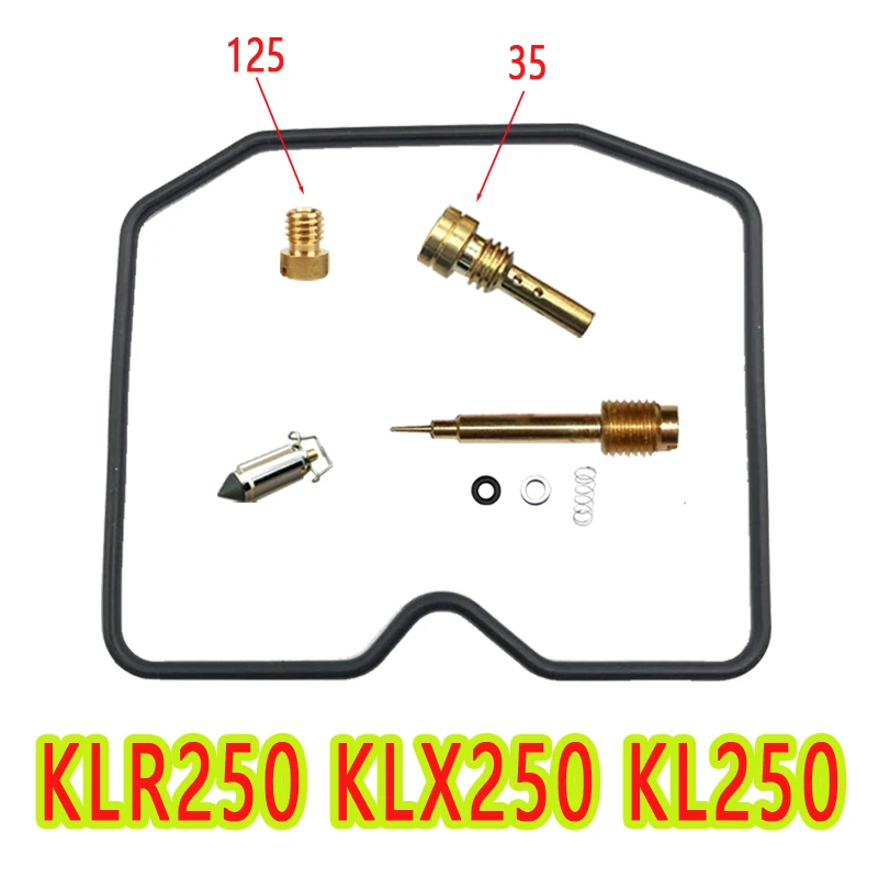 For Kawasaki KLR250 KL250 D4-D19 KLX250S KLX250 KLR KL KLX 250 Carburetor Repair Kit