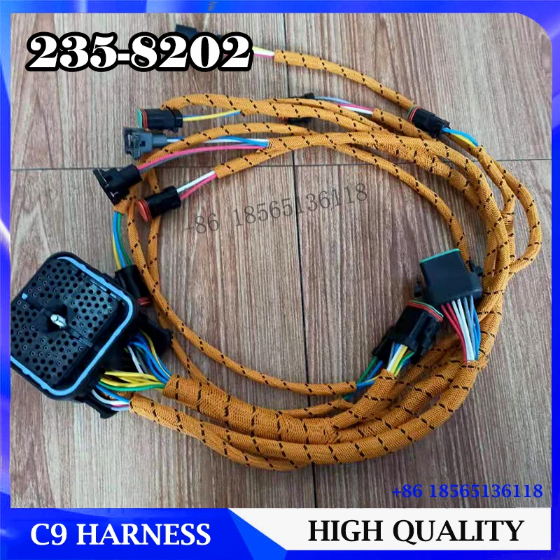 235-8202 C9 Engine Wiring Harness 2358202 For Caterpillar Excavator E330D E336D Wire Harness Cable