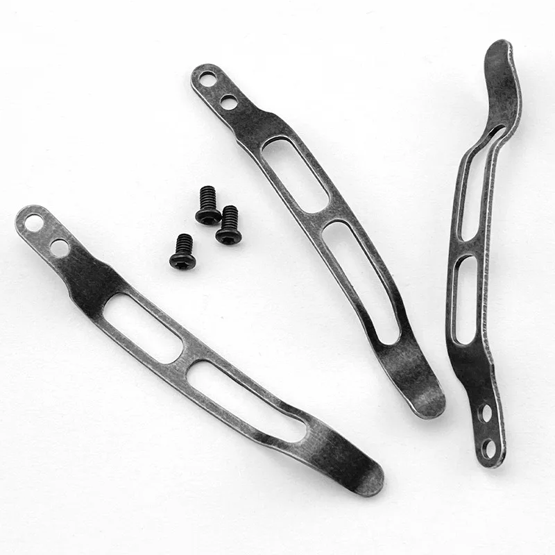 Stainless Steel Back Clip Pocket Holder, Knife Clip, Tool, DIY Parts for Folding Knife, Making Knives