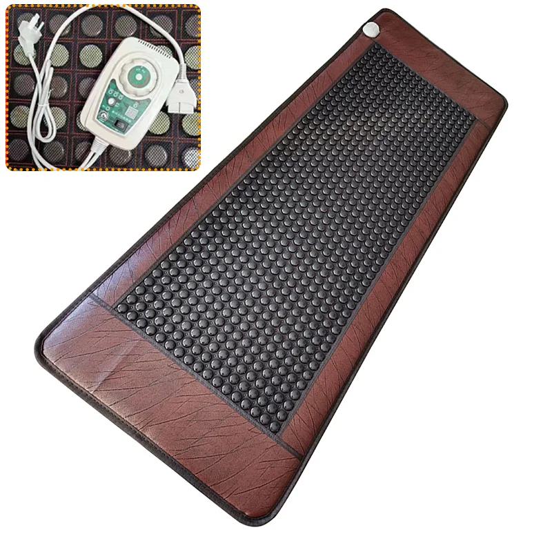 Far Infrared Heating Pad Natural Jade Tourmaline Mat Electric Hot Stone Heating Mattress Therapy Massage Cushion Jade Mat 70*190